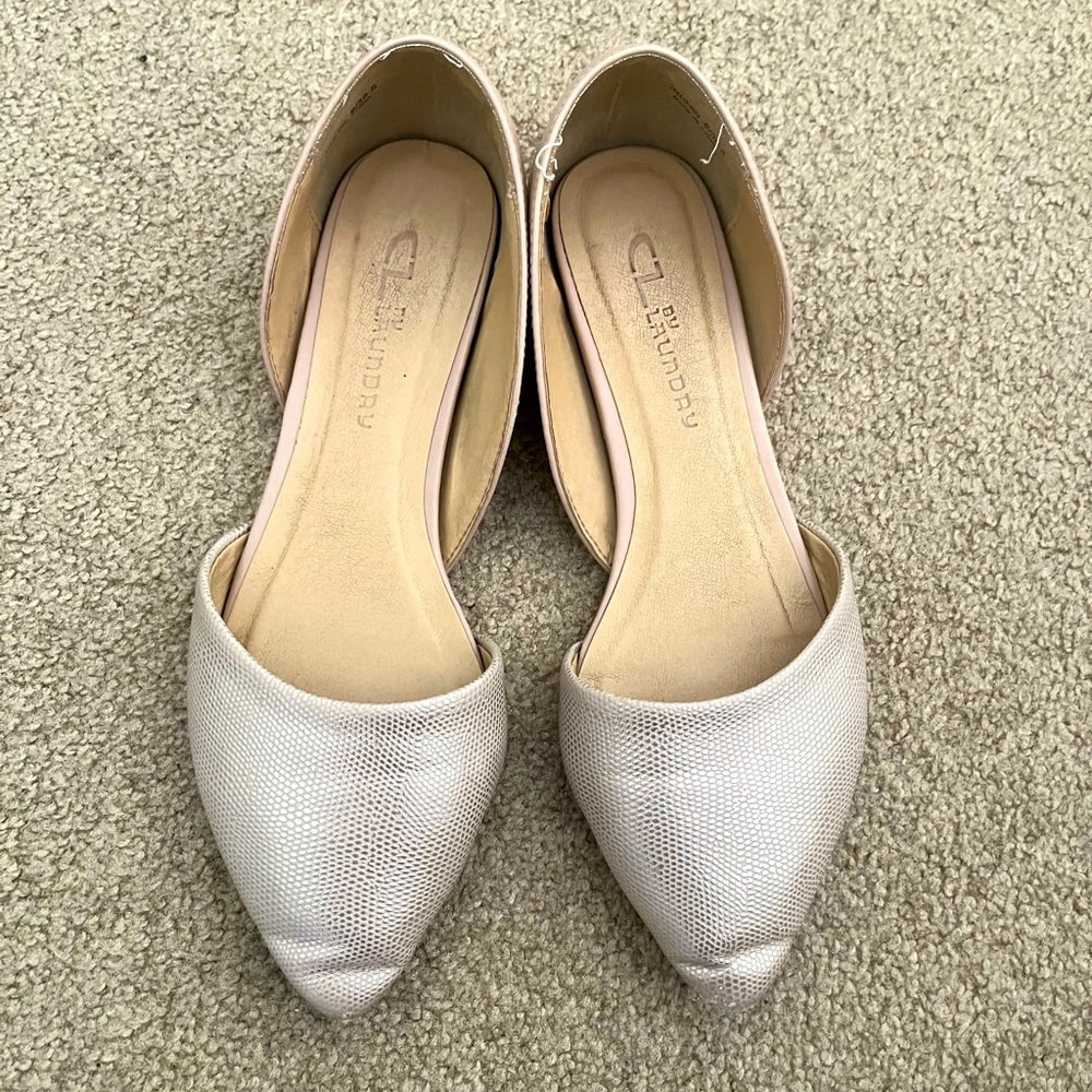 Light pink flats professional shoes